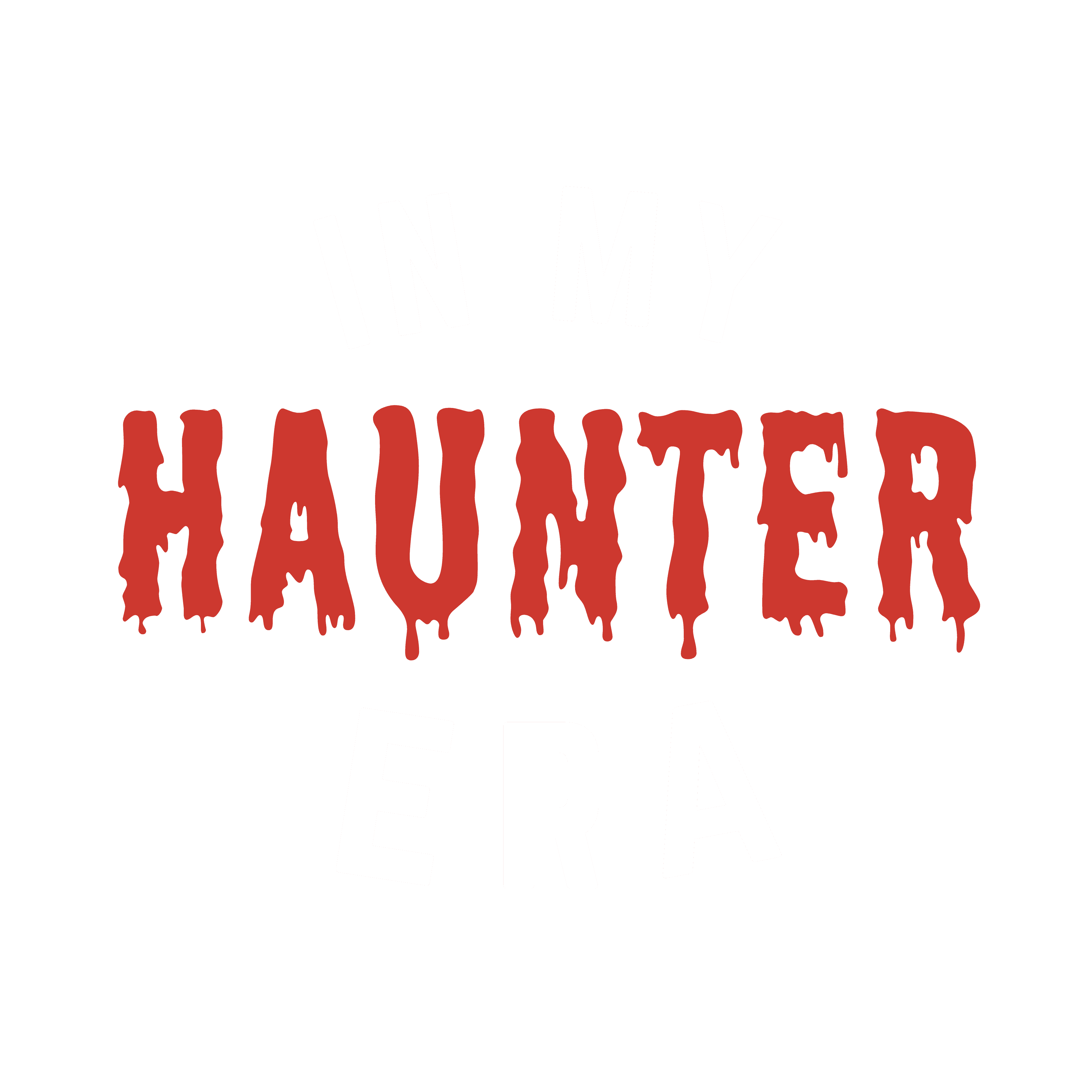 In My Haunter Era Tee (Curved) - Small / Red