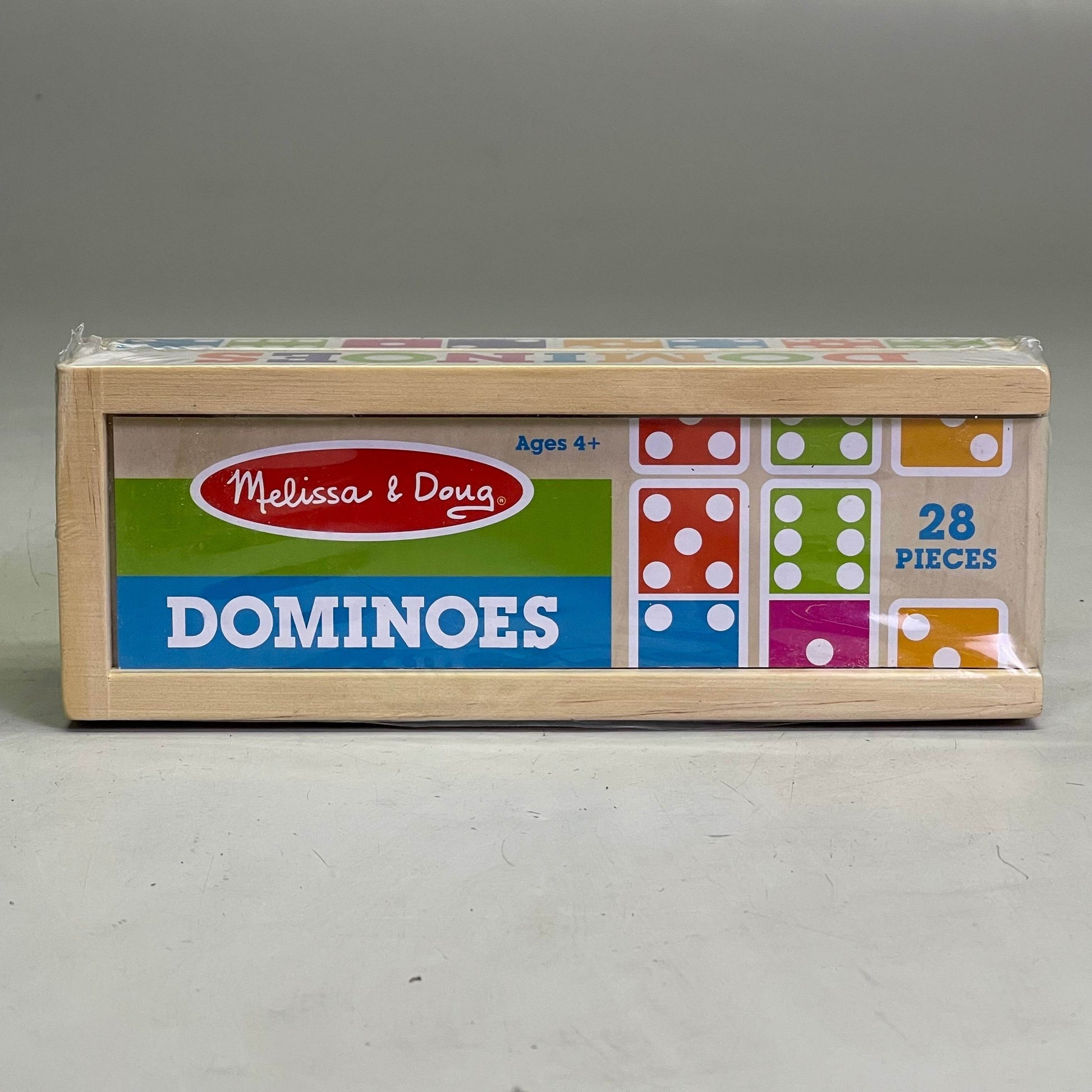 MELISSA & DOUG Dominoes Game 28 Pieces Multicolor Wood 30388 - 