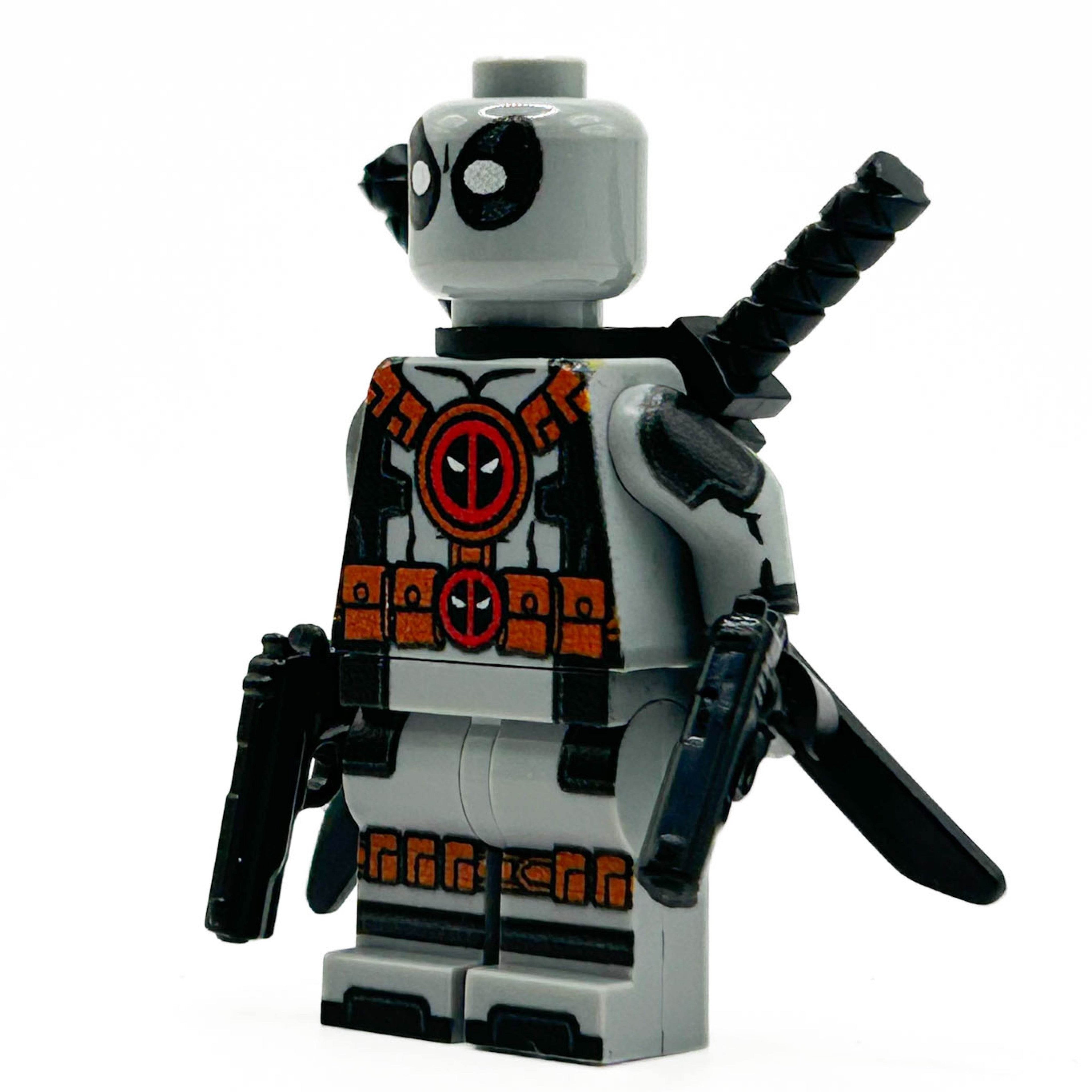 MERC (Grey) Minifig made using LEGO parts - 