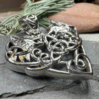 Celtic Wolf Love Necklace - 18