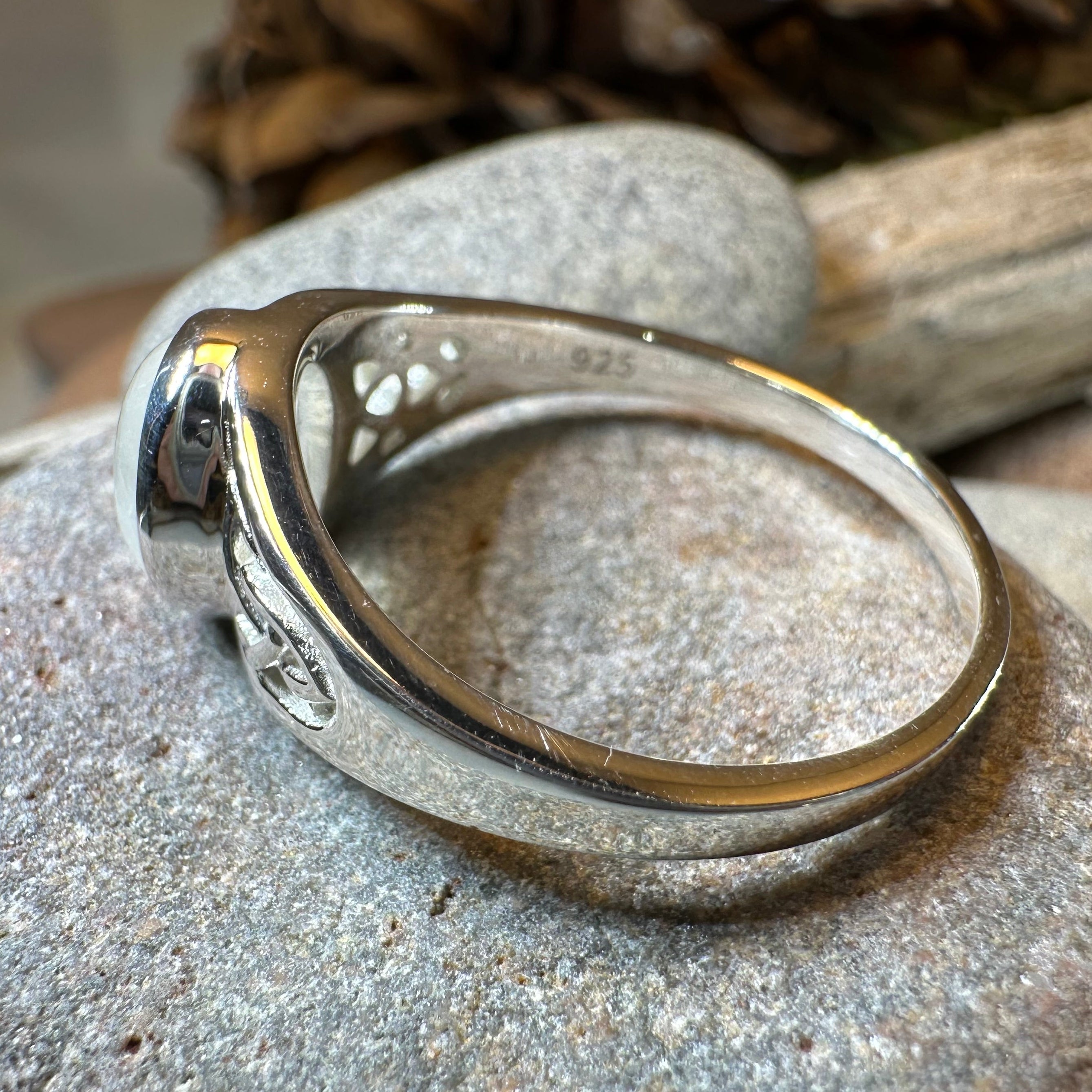 Daviana Moonstone Signet Ring
