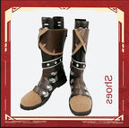 Genshin Impact cos clothes Duluk cos game full suit cosplay clothing matching shoes - Luke's shoes / 36
