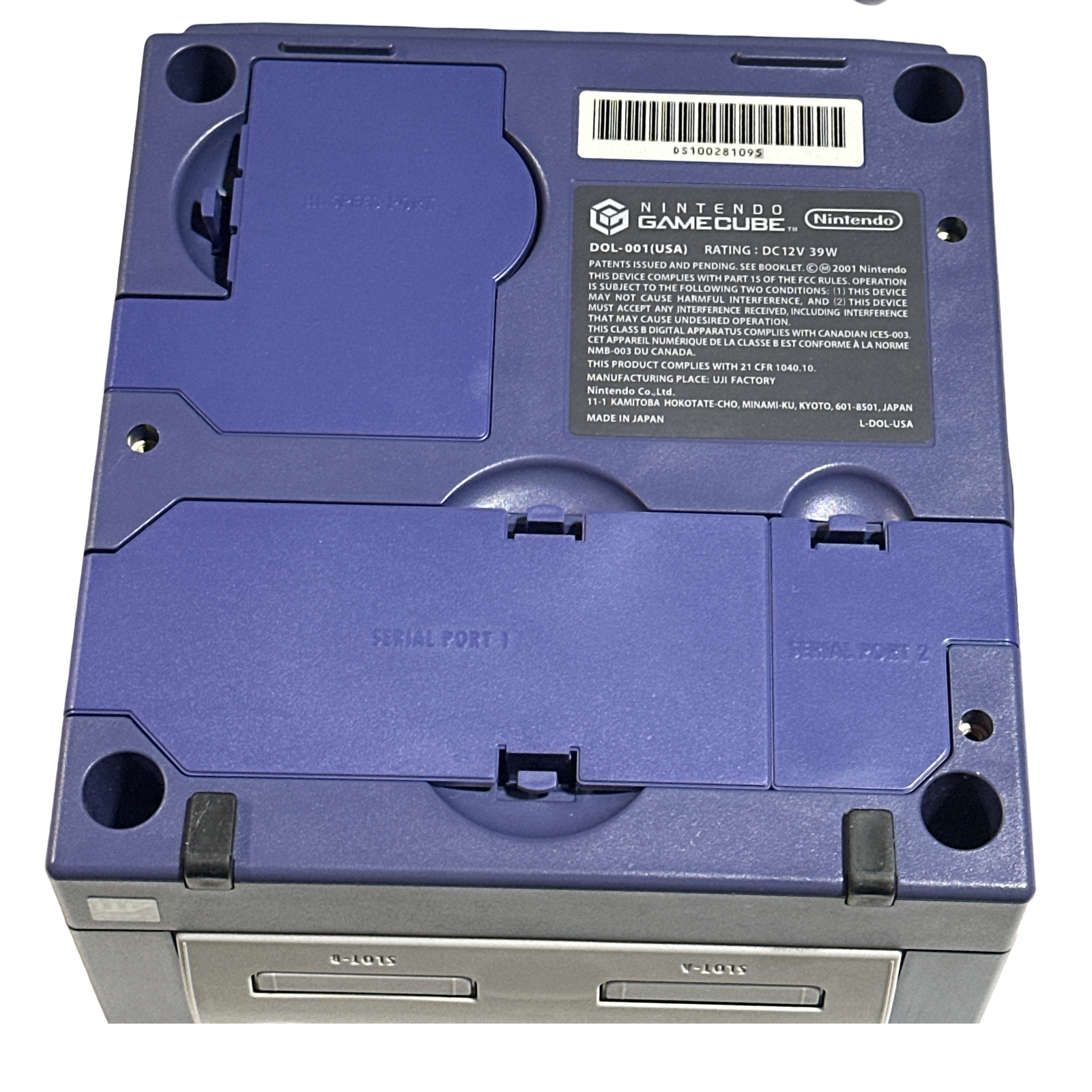 Indigo GameCube System (with 2 Original NGC Controllers)