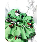Green Christmas Snoopy Scrunchie - 
