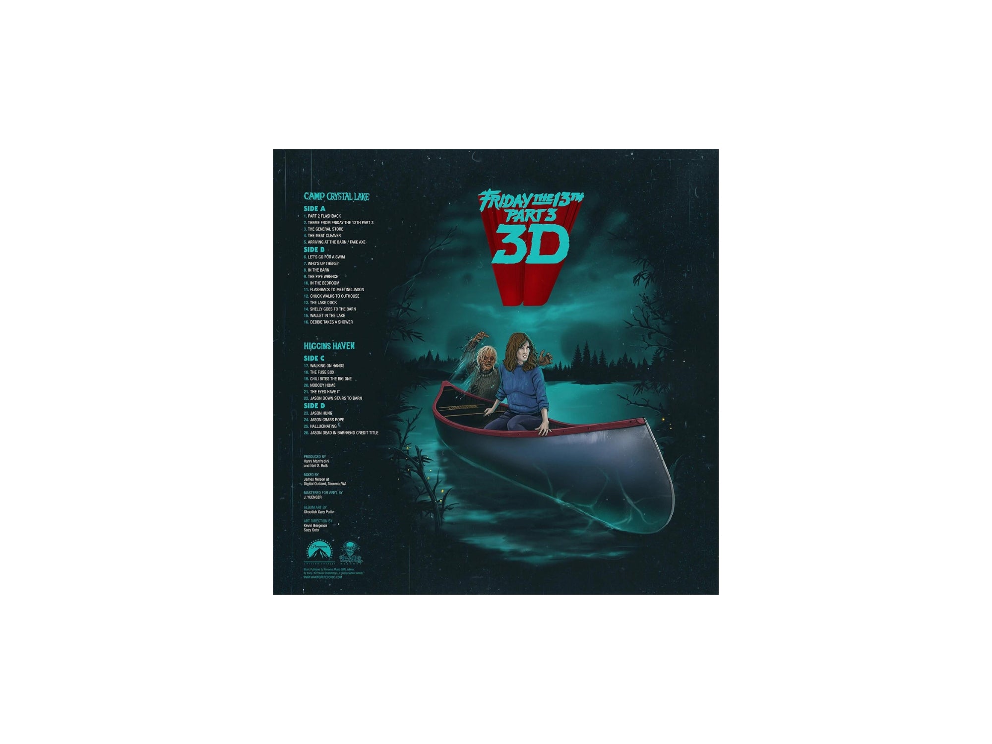 Friday The 13th Part 3 - Original Motion Picture Soundtrack ("Pamela Voorhees Sweater" Colored Vinyl)