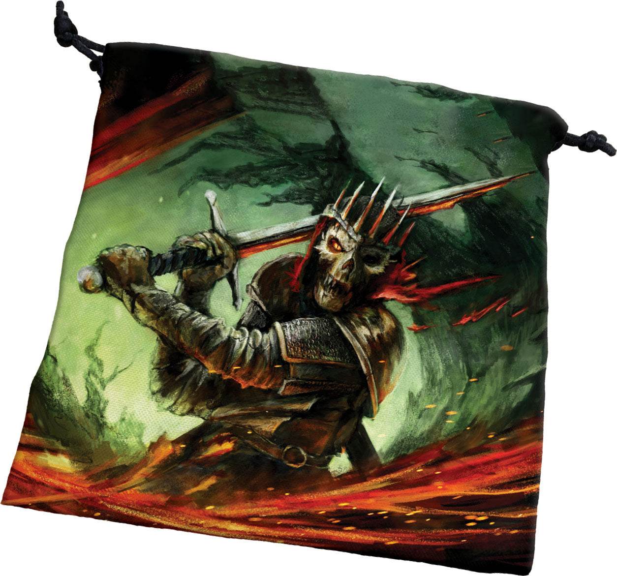 Deluxe Dice Bag: Skeletal Warrior - 