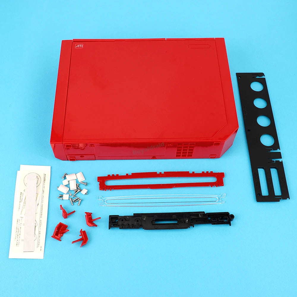 Nintendo Wii Full Replacement Shell Housing Faceplate Red New Complete