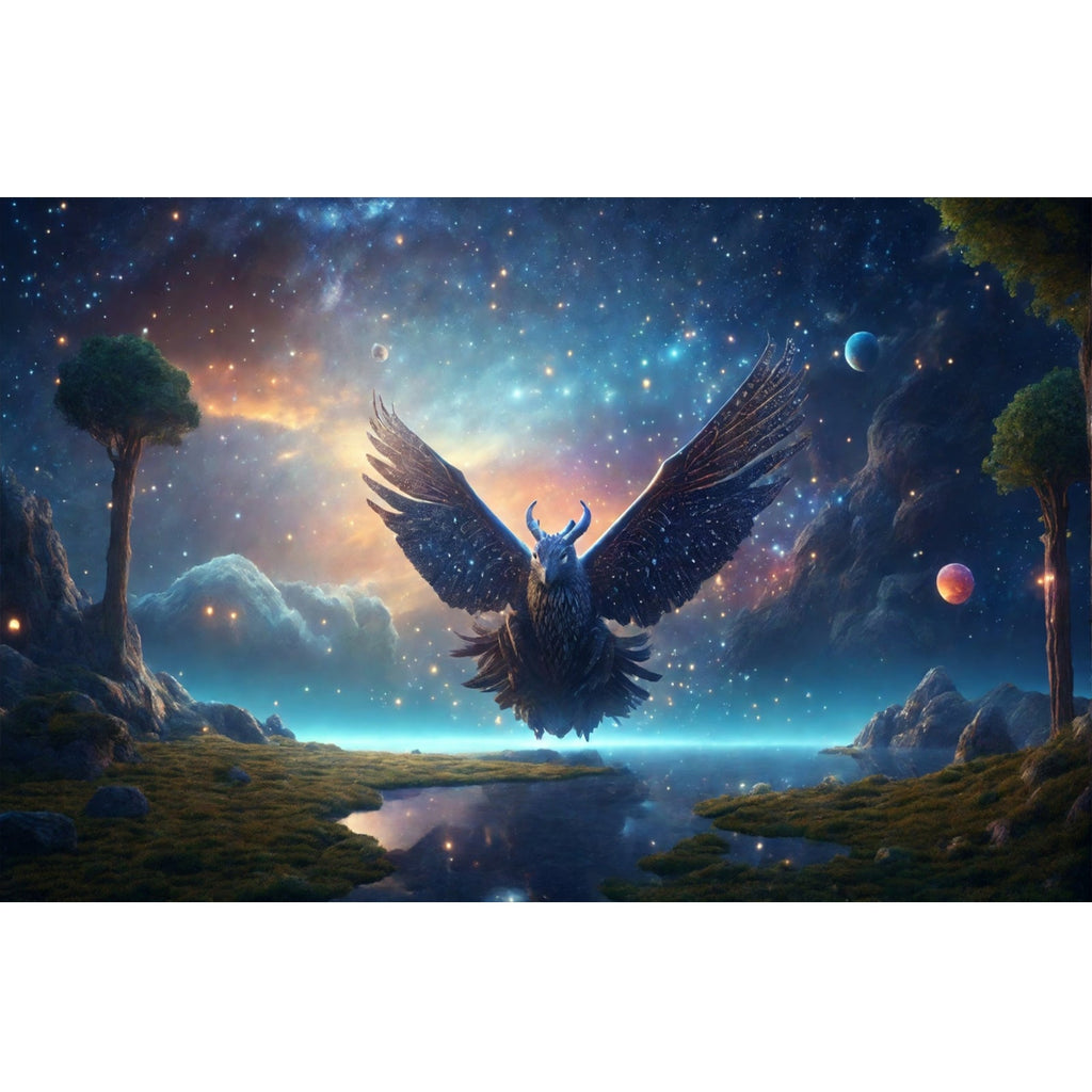 Ingooood Jigsaw Puzzle 1000 Pieces- Fantasy Owl - Entertainment Toys for Adult Special Graduation or Birthday Gift Home Decor