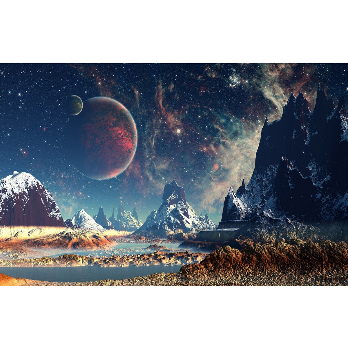 Ingooood Jigsaw Puzzle 1000 Pieces- alien space - Entertainment Toys for Adult Special Graduation or Birthday Gift Home Decor