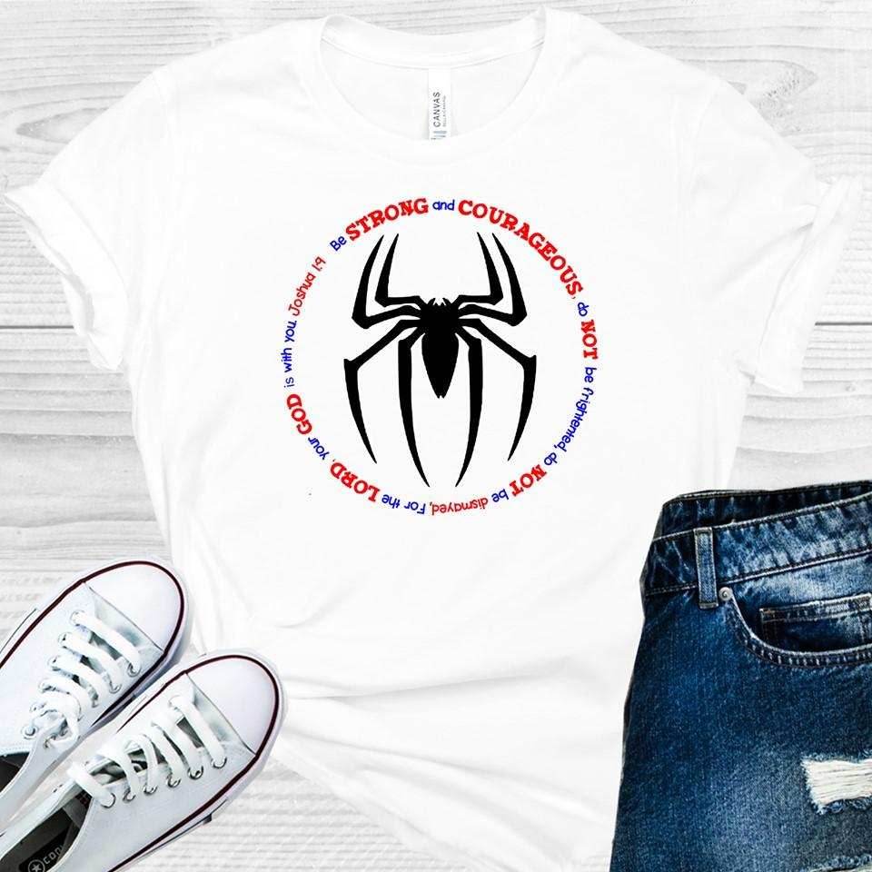 Be Strong and Courageous Graphic Tee - S