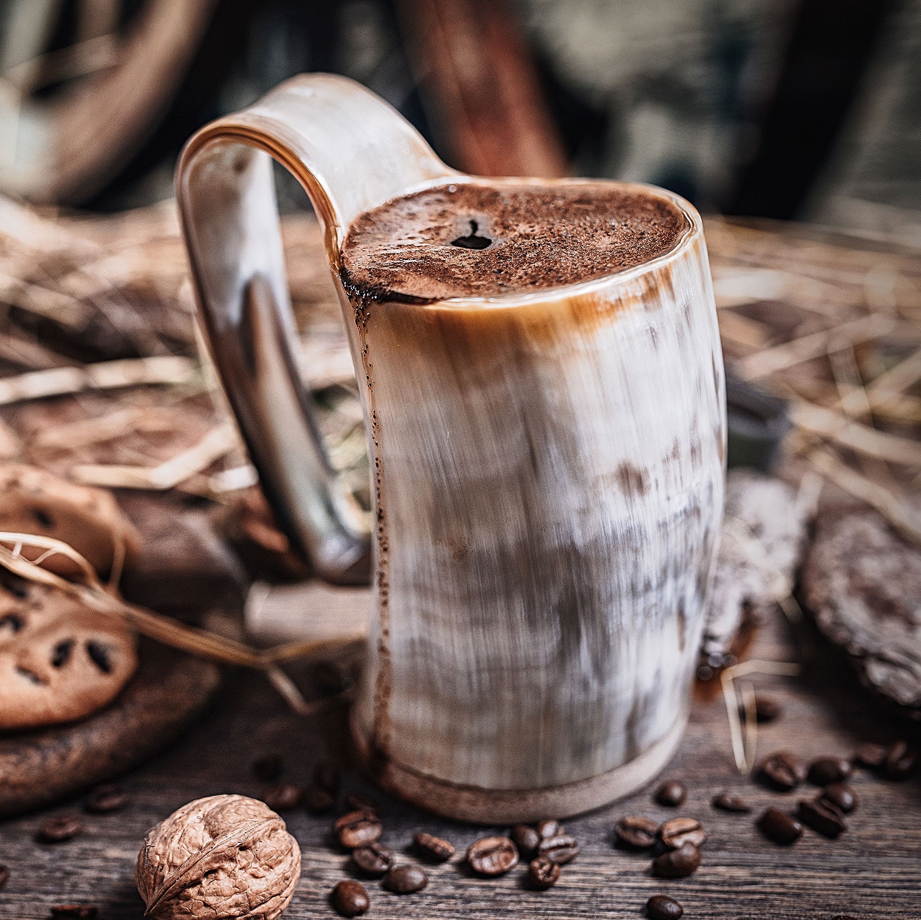 Horn Tankard Mug