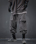 HiP80 Grey Samurai Pants - M