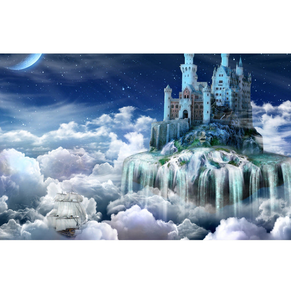 Ingooood Jigsaw Puzzle 1000 Pieces- Castle in the air - Entertainment Toys for Adult Special Graduation or Birthday Gift Home Decor