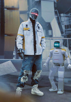ApeqJ508 Boring Robot Jacket - Grey / S