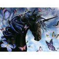 Ingooood Jigsaw Puzzle 1000 Pieces- Butterflies and Unicorns - Entertainment Toys for Adult Special Graduation or Birthday Gift Home Decor