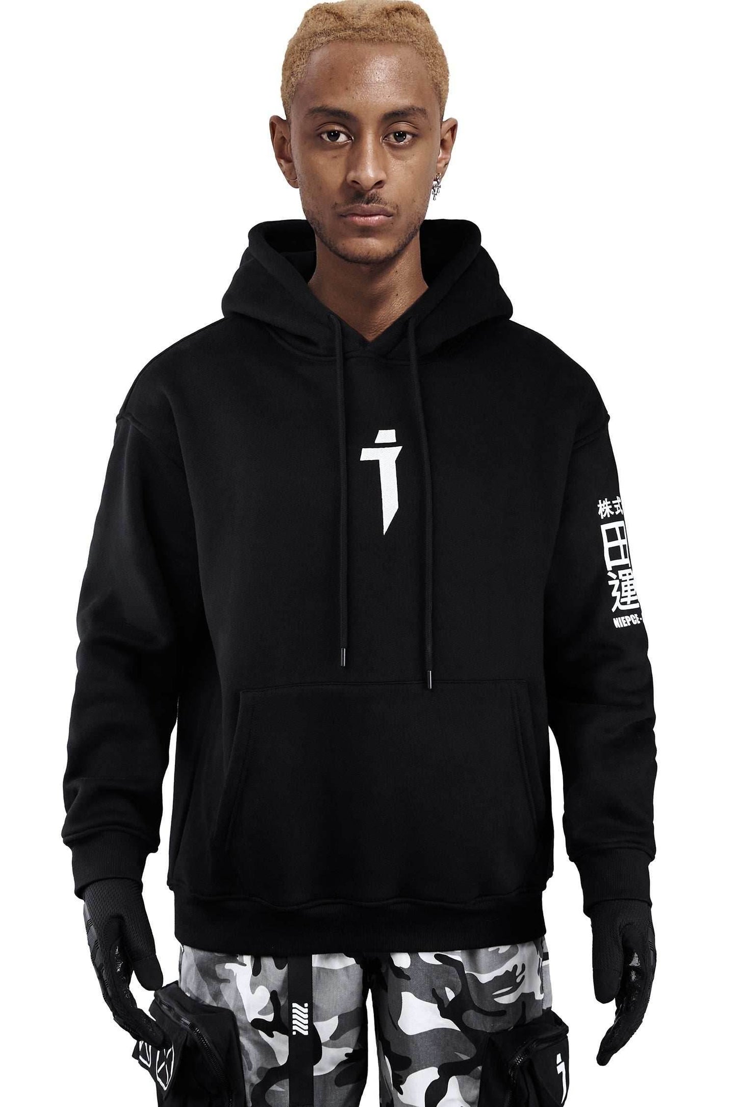 MHH1 Black Niepce Cyber01 Hoodie - Black / M