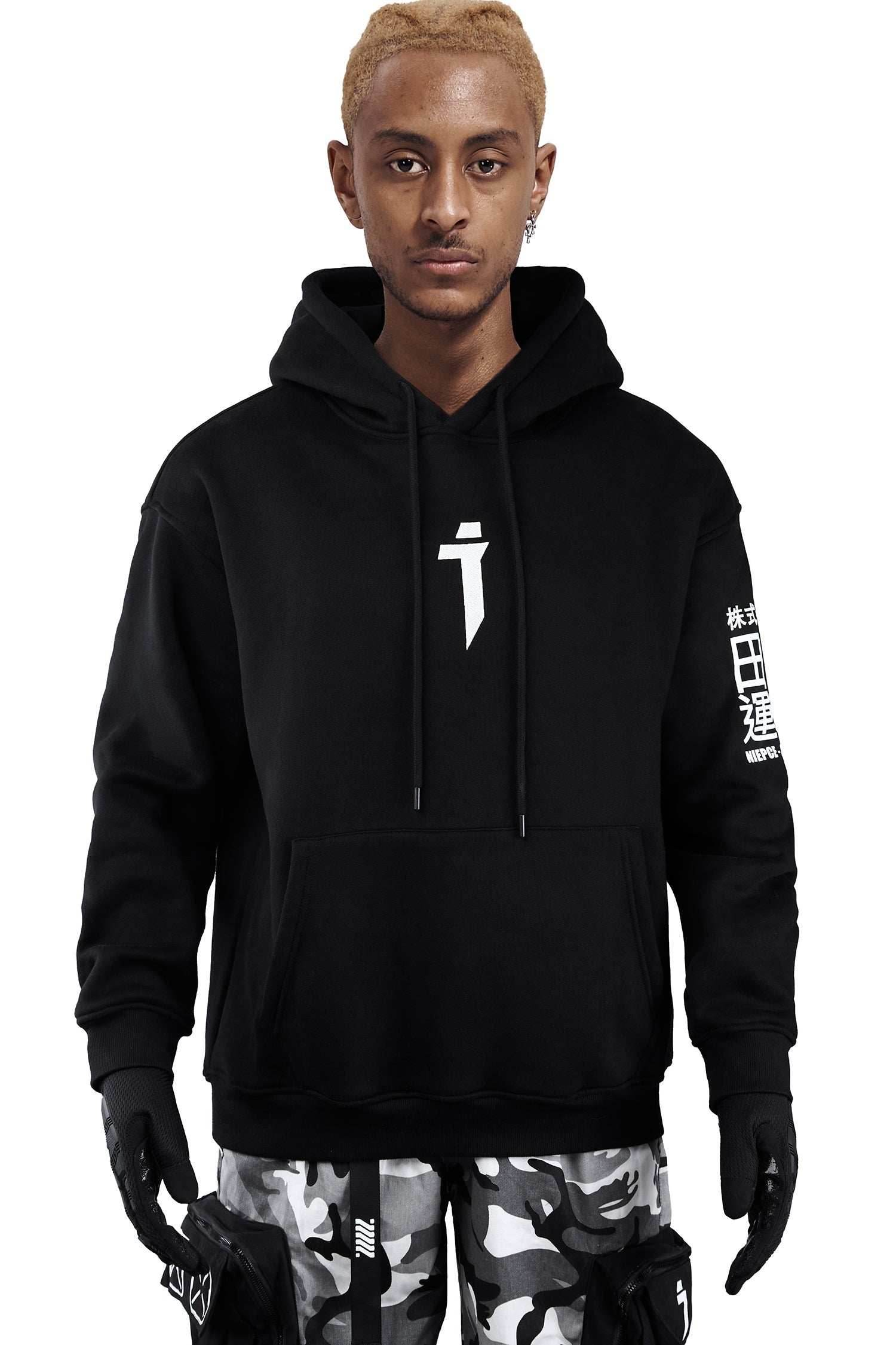 MHH1 Black Niepce Cyber01 Hoodie - Black / M