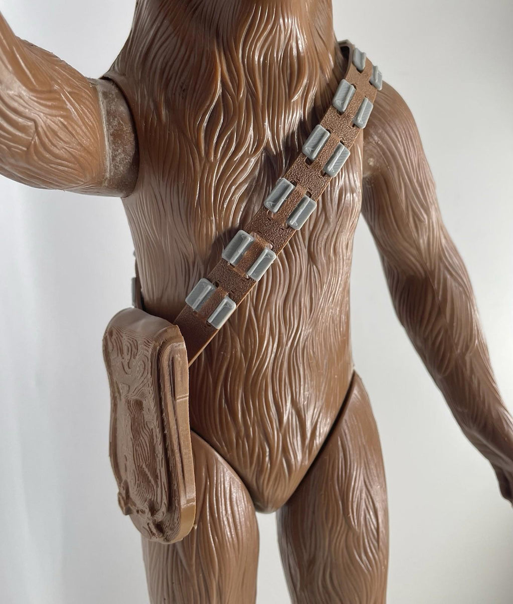 Vintage Star Wars 12 Inch Chewbacca Replacement REPRO Bowcaster & Bandolier 12”