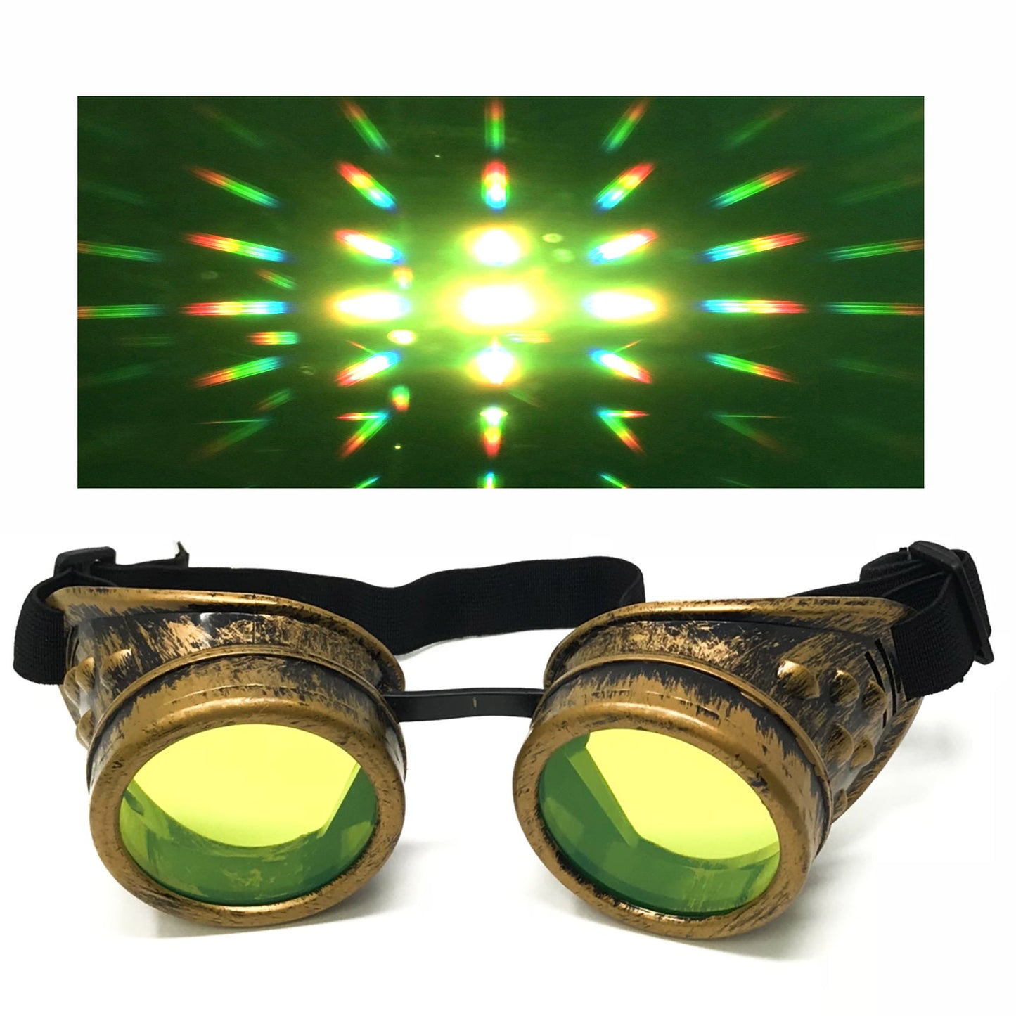 Dystopian trippy goggles