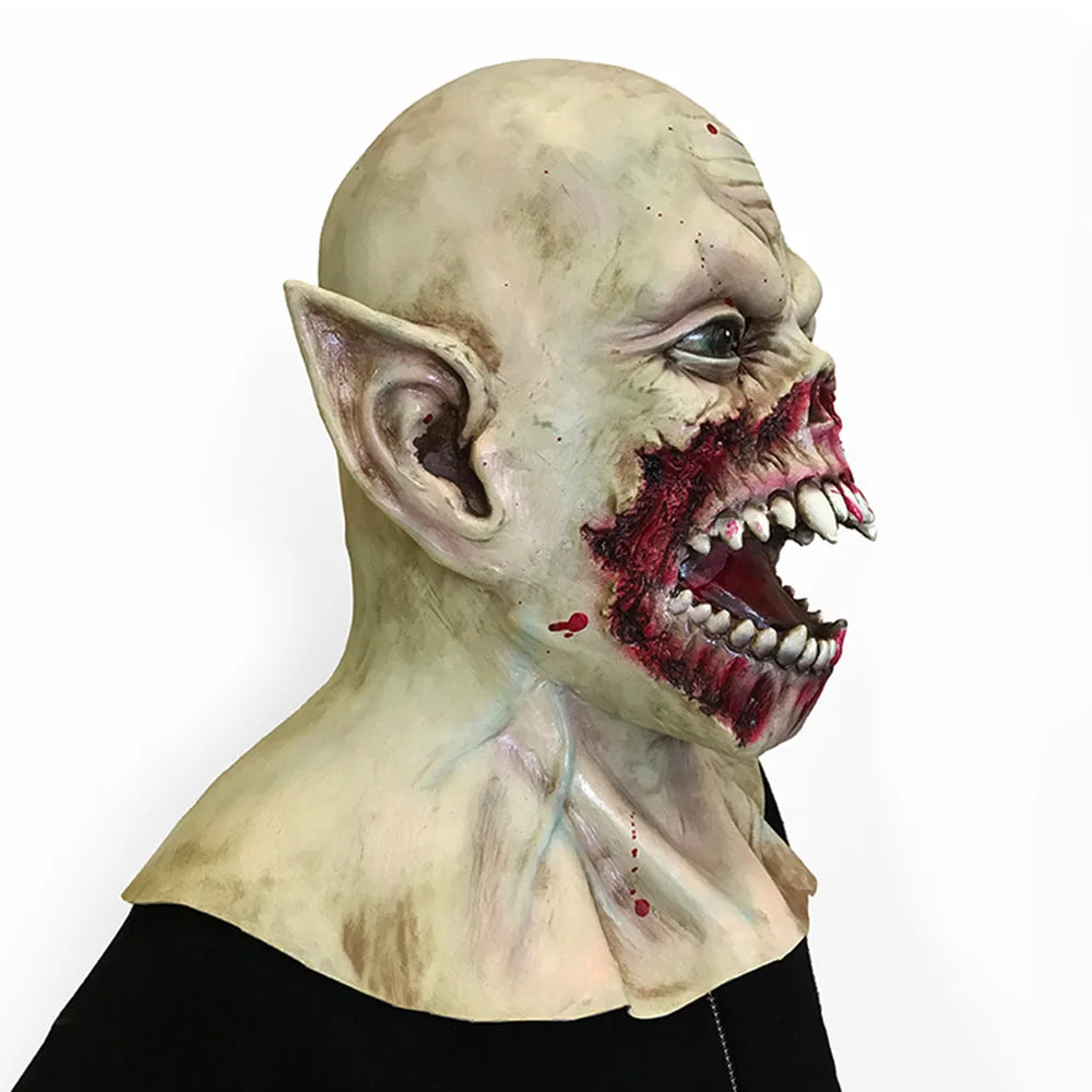 1pc Halloween Vampire Mask Zombie Head Mask for Adults, S