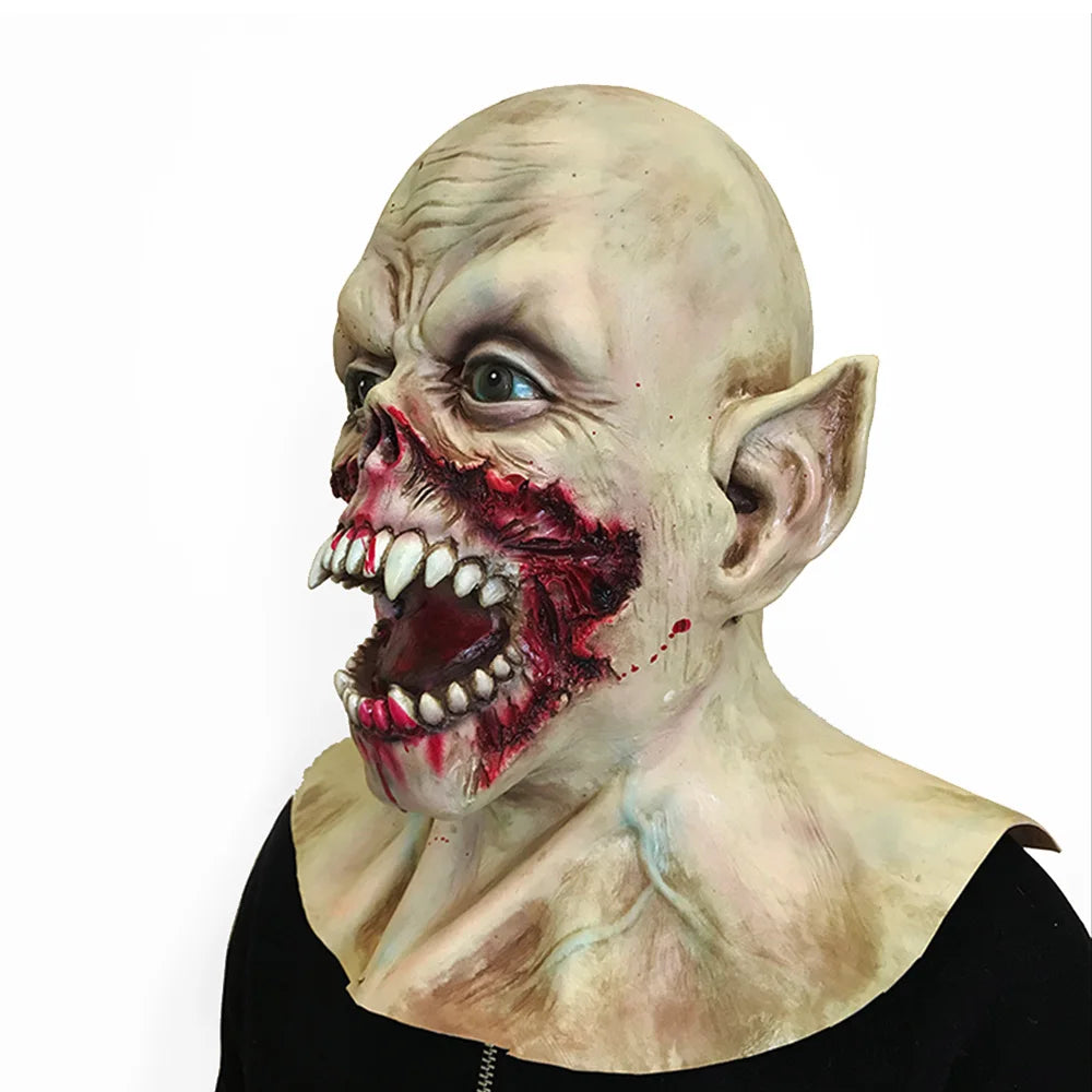 1pc Halloween Vampire Mask Zombie Head Mask for Adults, S