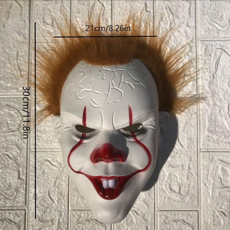 1pc Men's Halloween New Cosplay Horror Clown Mask