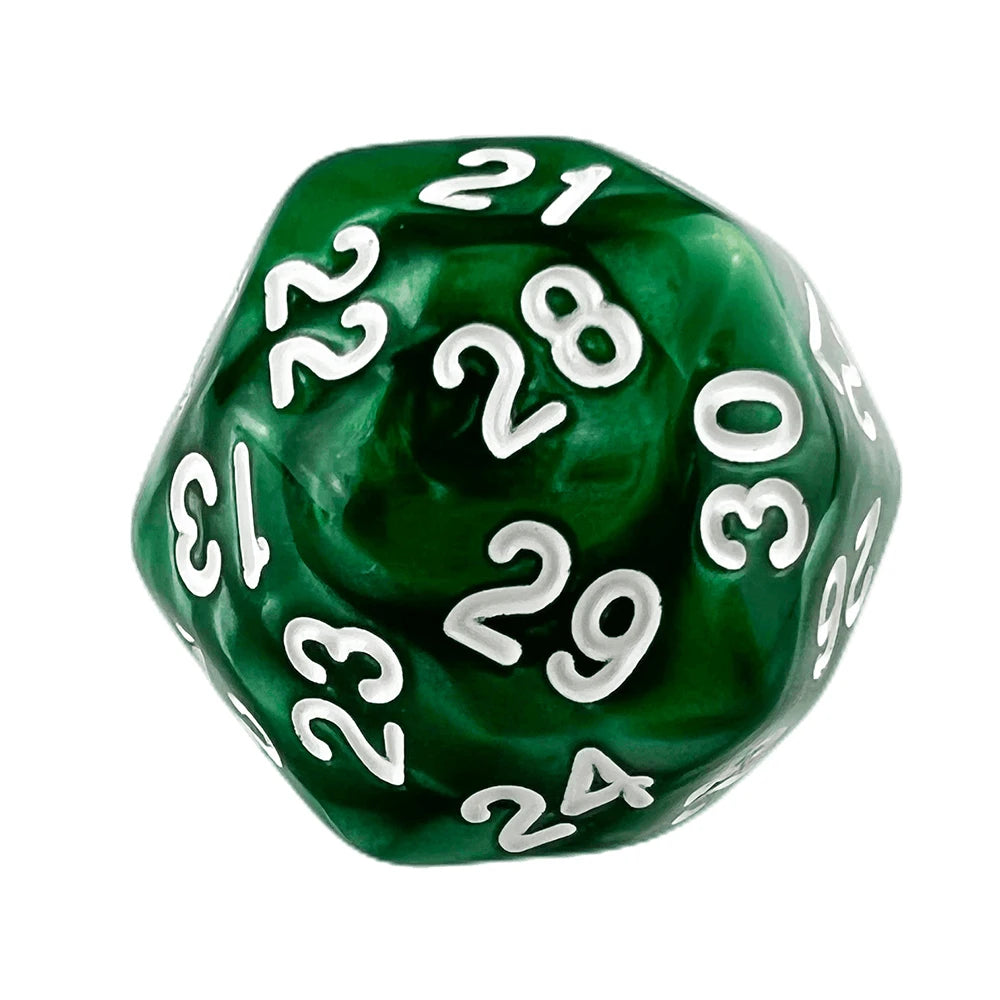 1Pc Multi Sided Acrylic Dice Table Polyhedral D30 Novelty Board Game for Club Pub Part Tabletop Games