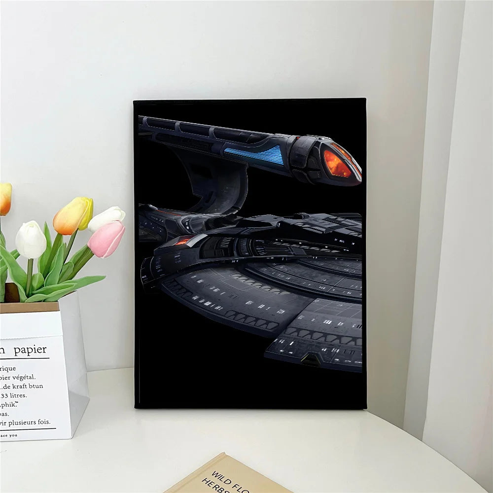 1pc Star Trek Self-adhesive Art Poster Waterproof Paper Sticker Coffee House Bar Room Wall Decor