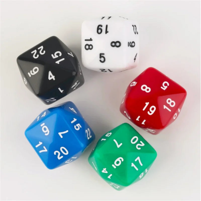 1pcs D24 Side Dice For Game Polyhedral 24 Face Multi Sided Acrylic Dice for Board game