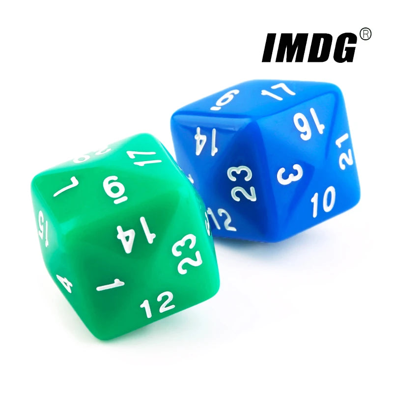 1Pcs Digital Dice D24 Acrylic Multi-sided Cube 24-sided High Quality Boutique Board Game Dice