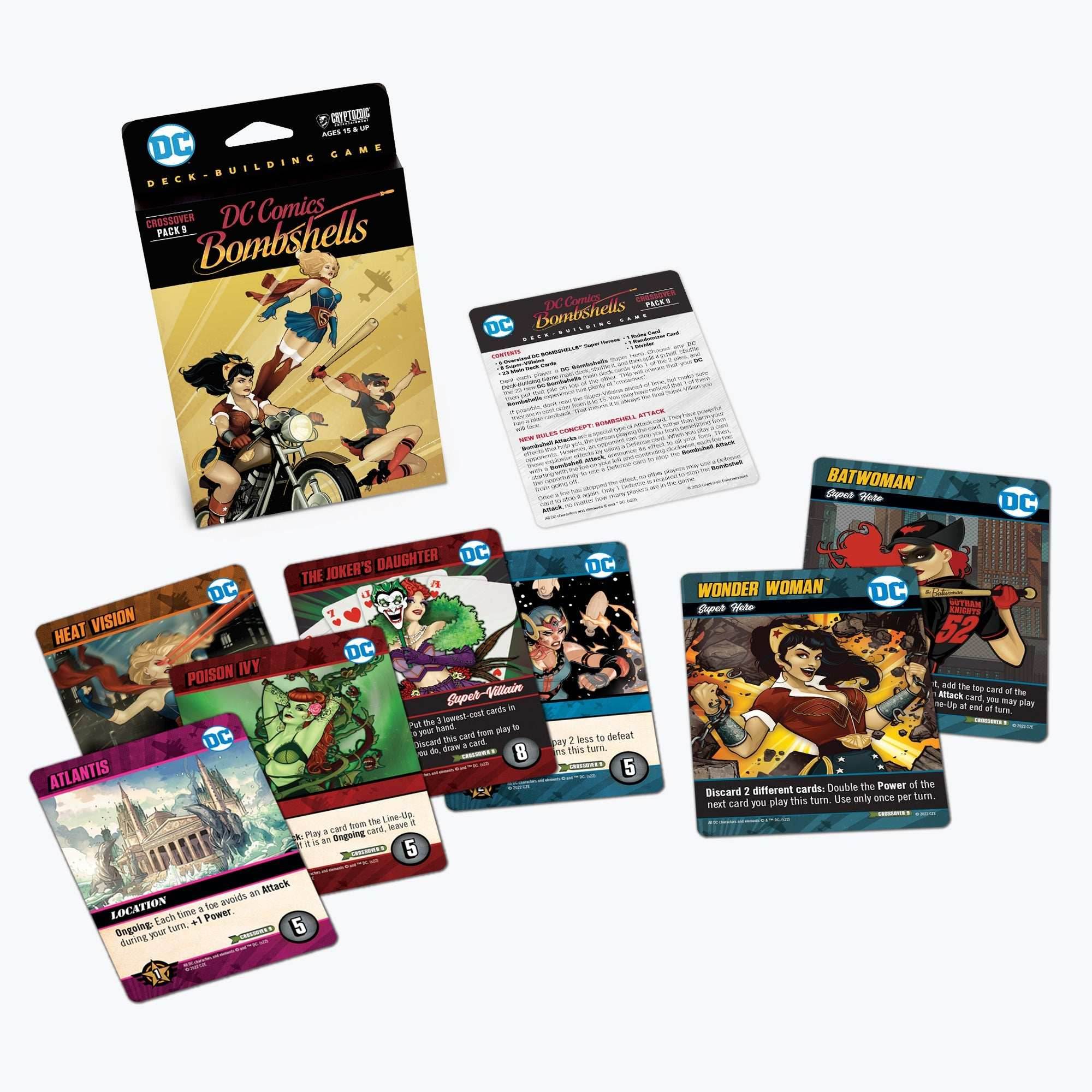 DC Deck-Building Game Crossover Pack 9: DC Bombshells (KICKSTARTER EDITION) - 