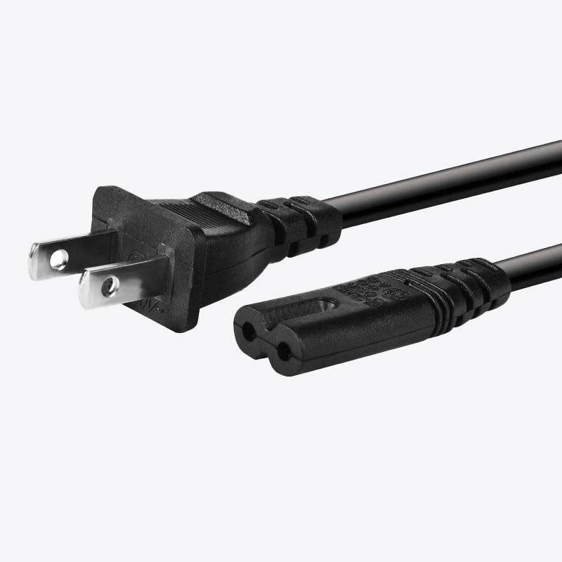 AC Power Cable for PS1® / PS2® / PS3® / PS4® / PS5® / PSV®; Microsoft Xbox® / Microsoft Xbox Series X / S®; PC - 