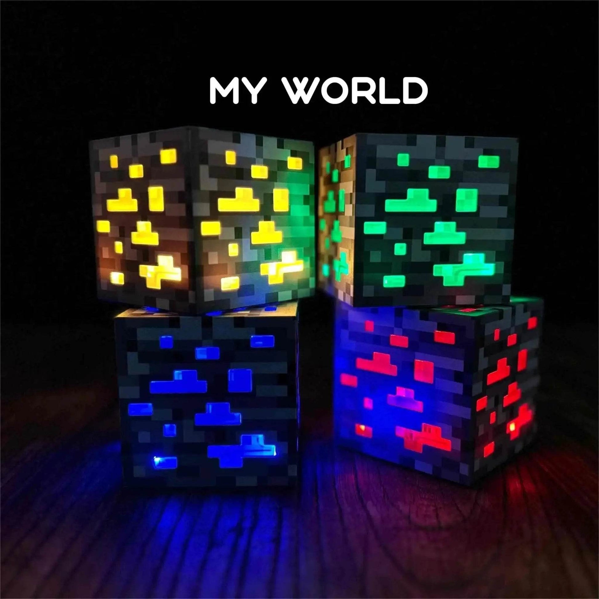 Upgraded Rechargeable Ore Lamp with Touch and Clap Features - USB plug / Green / 2PCS