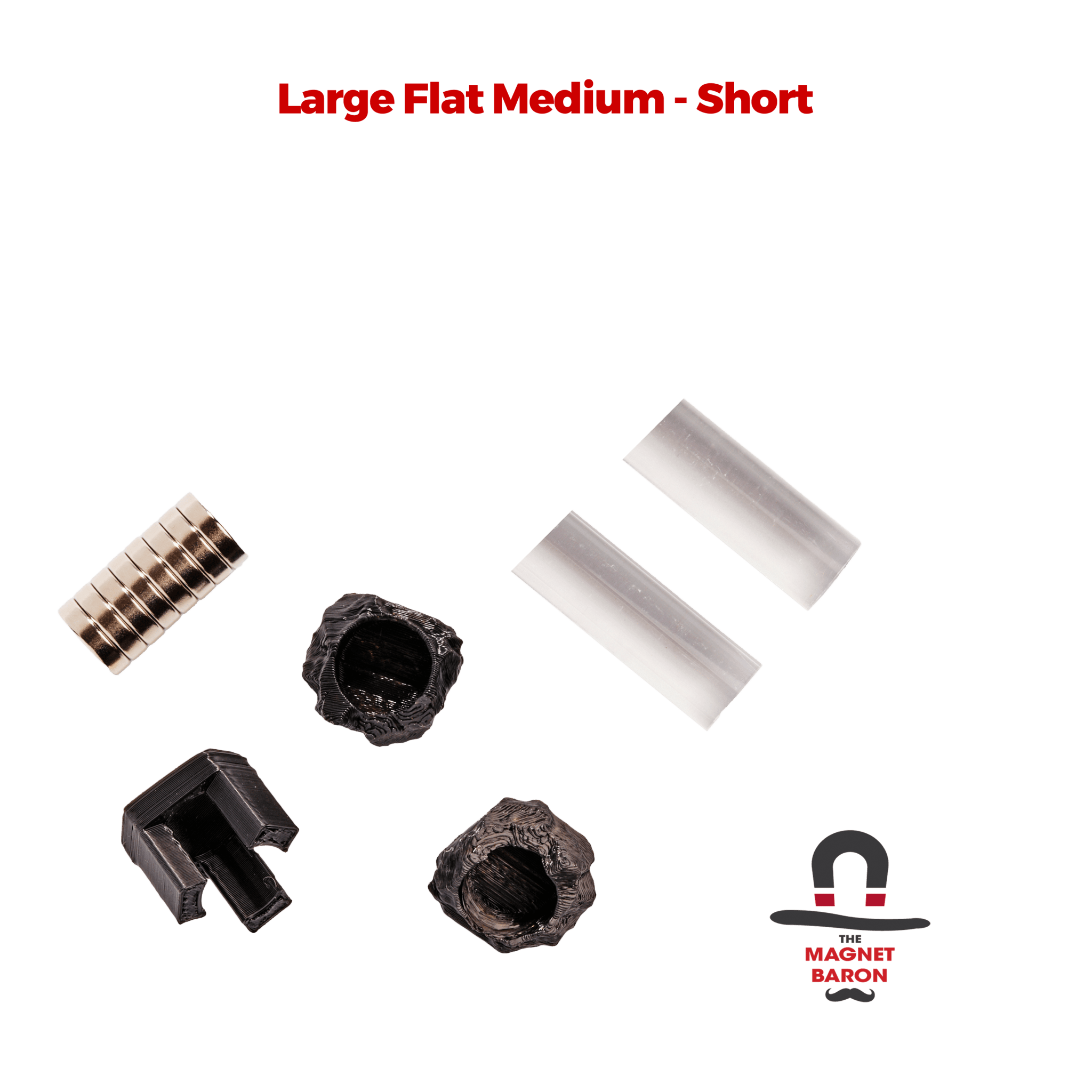 2 Sets Large Flat Magnetic Flight Stands