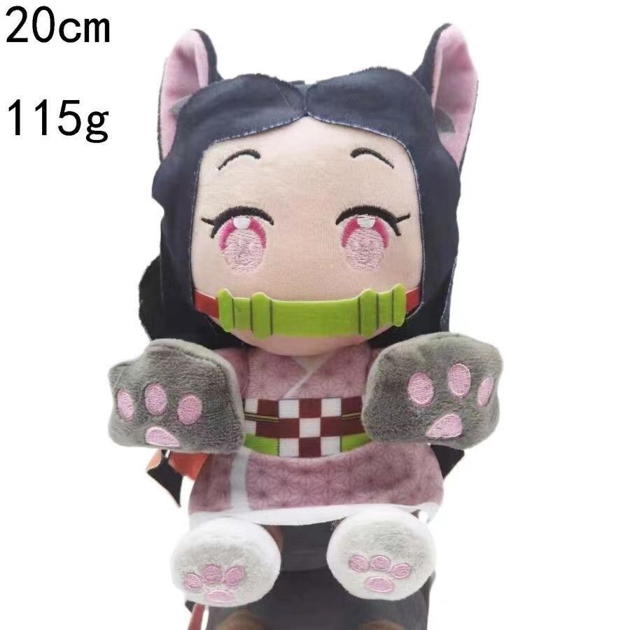 20 Cm Demon Slayer's Blade Plush Toy Kimetsu No Yaiba Kamado Tanjirou Tomioka Giyuu Agatsuma Zenitsu Douma Sabito Plush Doll