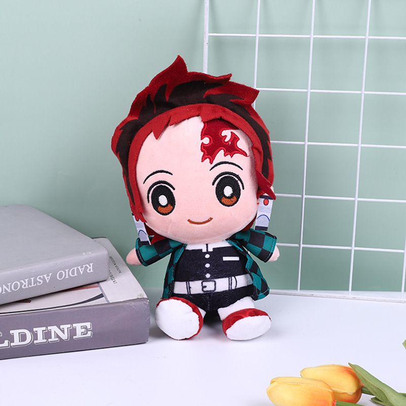 20 Cm Demon Slayer's Blade Plush Toy Kimetsu No Yaiba Kamado Tanjirou Tomioka Giyuu Agatsuma Zenitsu Douma Sabito Plush Doll