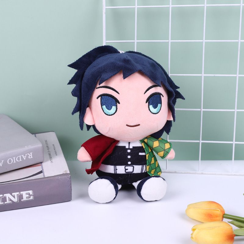 20 Cm Demon Slayer's Blade Plush Toy Kimetsu No Yaiba Kamado Tanjirou Tomioka Giyuu Agatsuma Zenitsu Douma Sabito Plush Doll