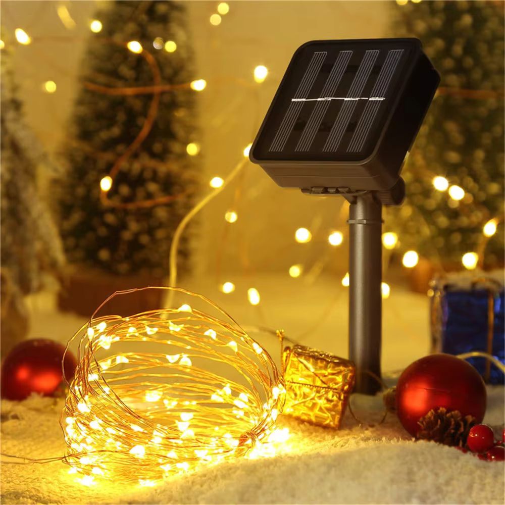 200 LED Solar Waterfall String Lights for Garden Christmas Decor