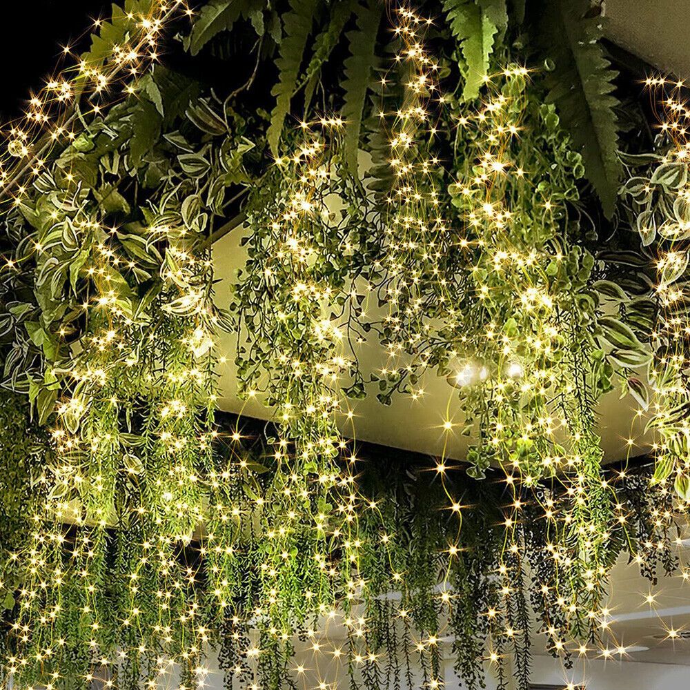 200 LED Solar Waterfall String Lights for Garden Christmas Decor