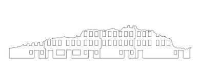 Ruined City Building (Wood) - 15MMDF261 - 