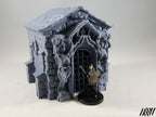 Mausoleum w/ Sarcophagus and Coffin