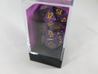 Chessex Polyhedral 7 Die Speckled Hurricane w/ Gold Numbers Set Of 7 Dice CHX 25317 - 