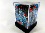 Limited Edition Chessex Gemini Black-Shell/red Dice 12mm Block (36 Dice) CHX 26846R - 