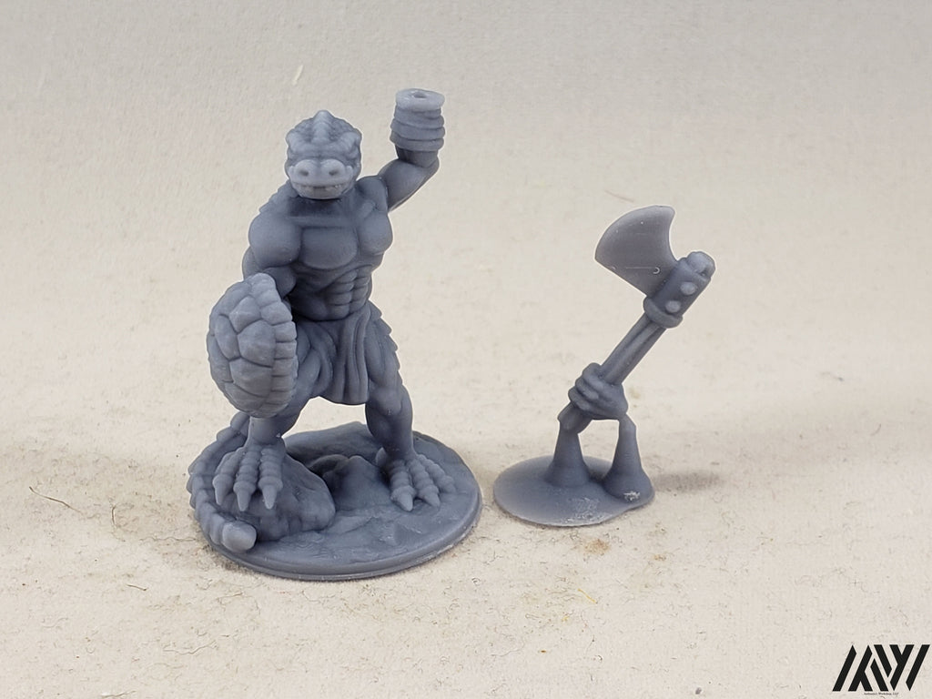 Lizardfolk Warrior with Axe