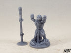 Lizardfolk Warrior with Spear Raised