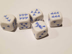Blue Witch and Witch Hats Dice Custom 16mm - 1 Die