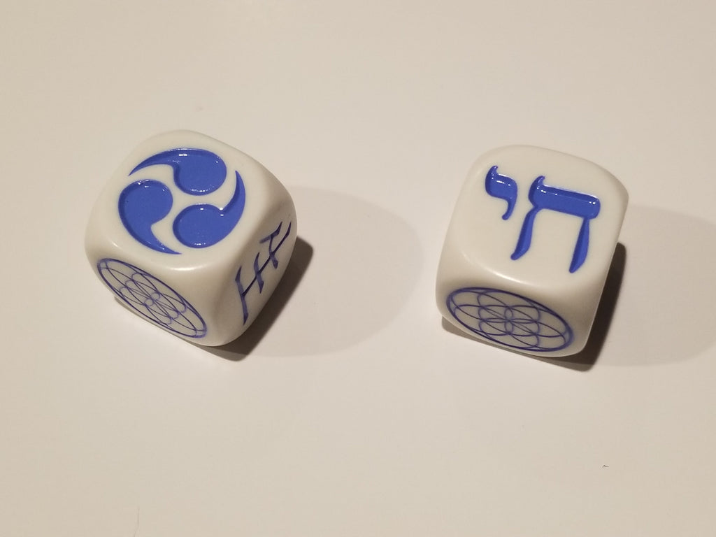 Life Symbol Dice 22mm (7/8")