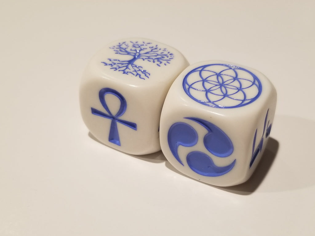 Life Symbol Dice 22mm (7/8")