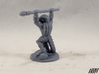 Lizardfolk Warrior with Spear Raised