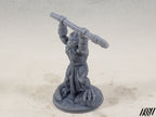 Lizardfolk Warrior with Spear Raised